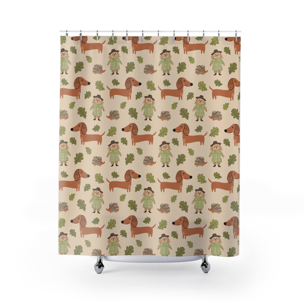 Scarecrow & Sausages - Shower Curtain