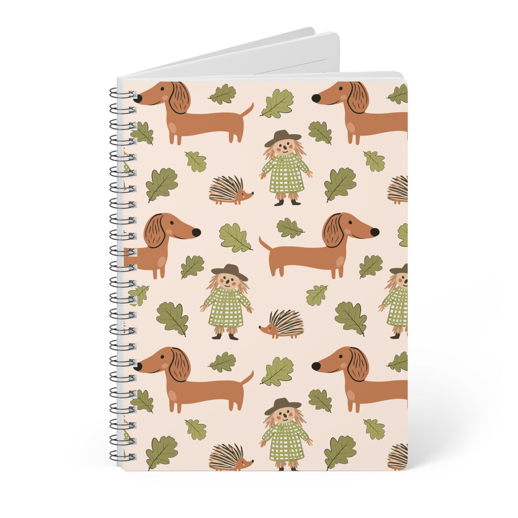 Scarecrows & Sausages - Spiral Notebook