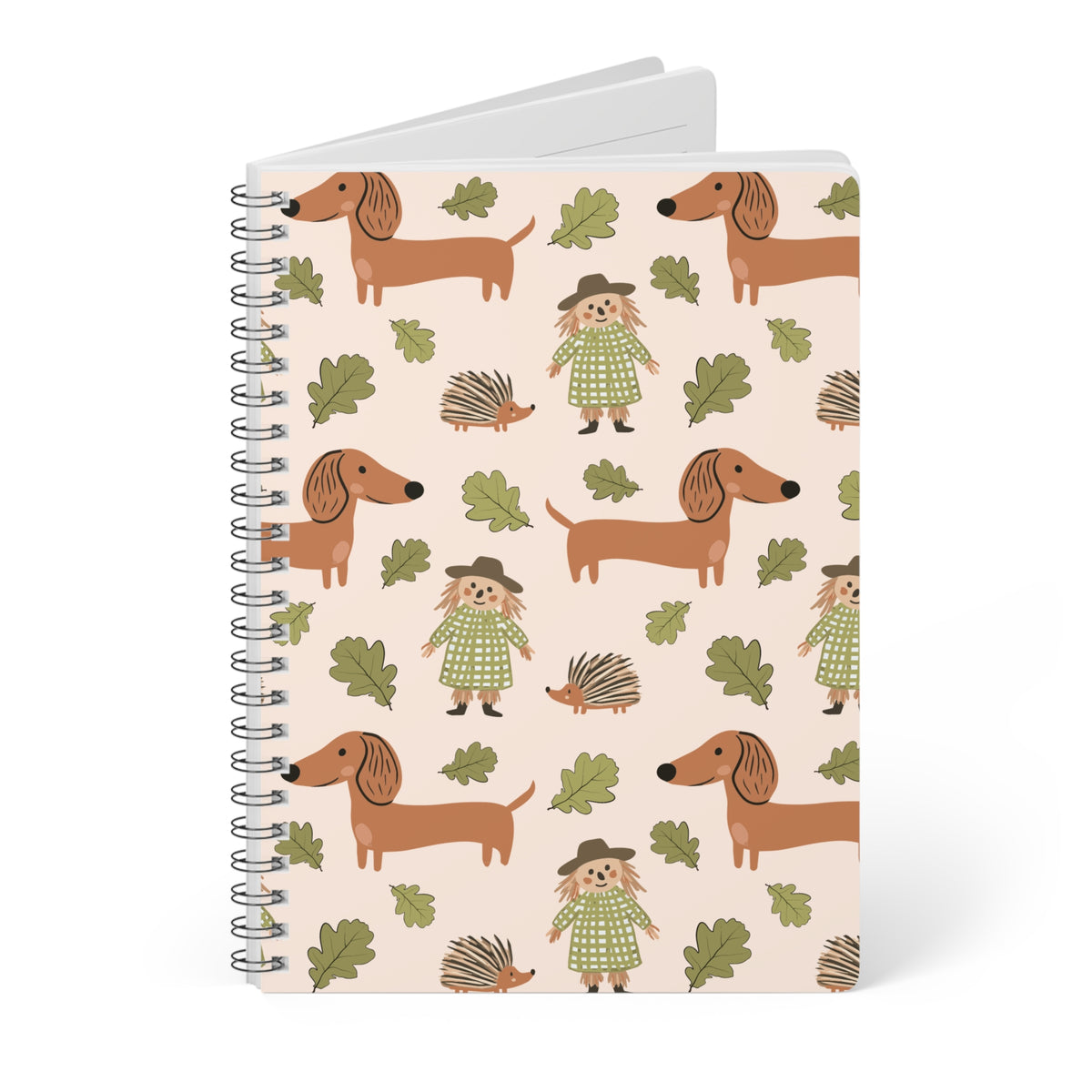 Scarecrows & Sausages - Spiral Notebook
