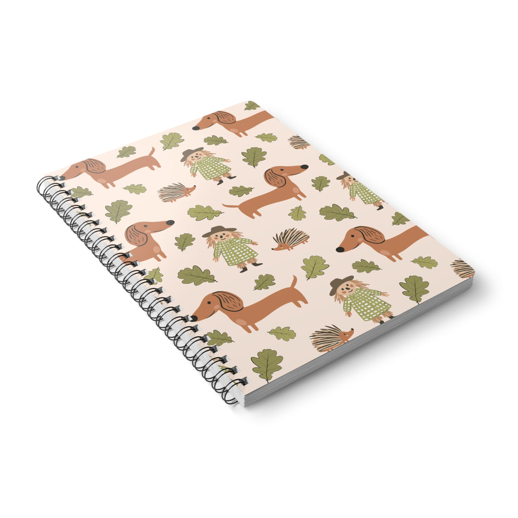 Scarecrows & Sausages - Spiral Notebook